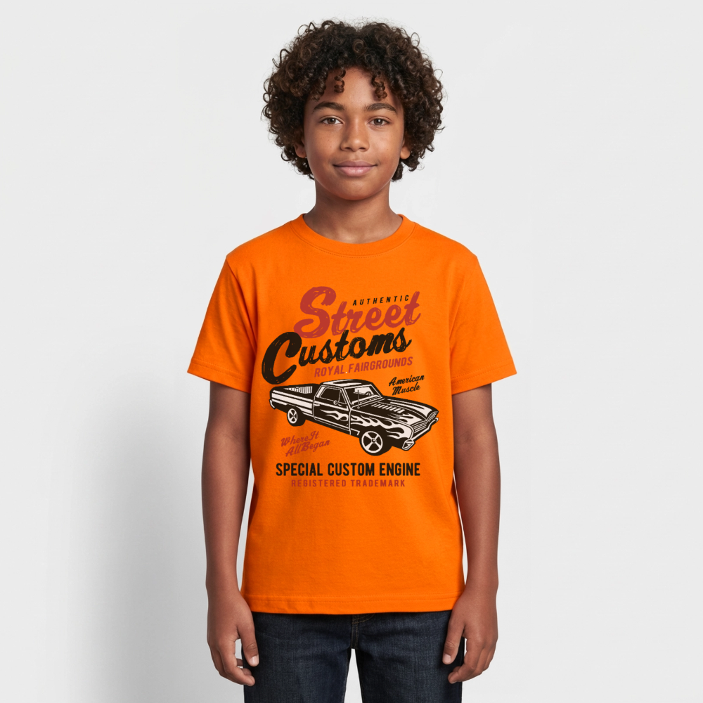 STREET CUSTOMS Teenager T-Shirt - orange