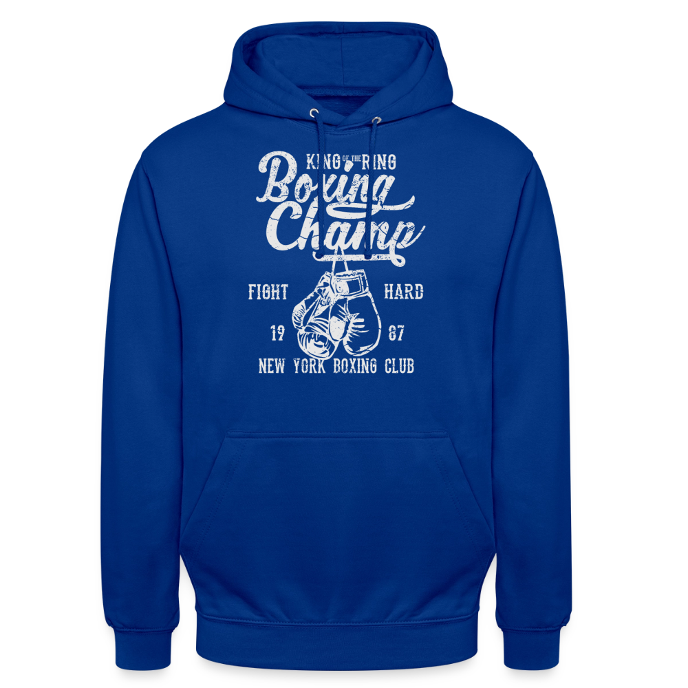 Boxing Champ Hoodie - bright royal