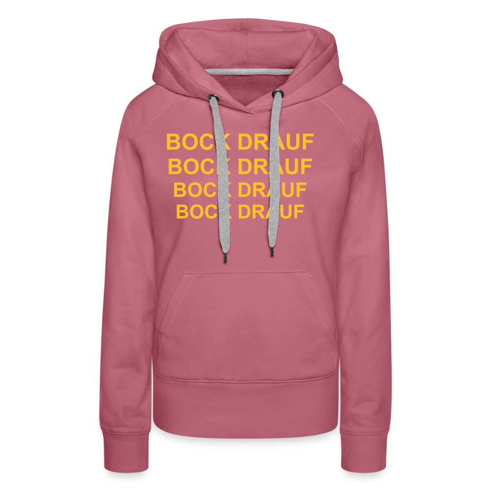 BOCK DRAUF Premium Hoodie Woman - mauve