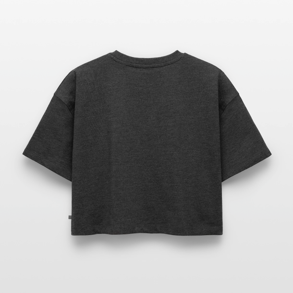 Cropped Premium T-Shirt - heather anthracite