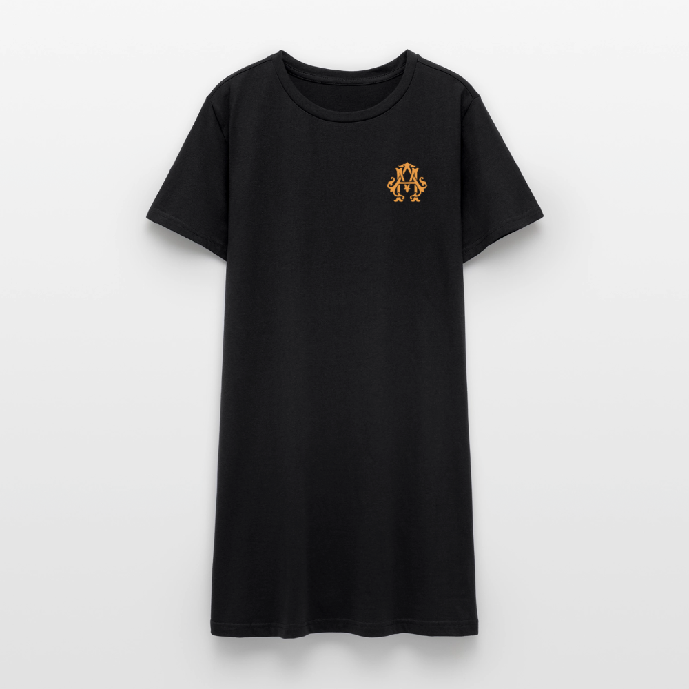 adligemotivations Logo T-Shirt Kleid - black
