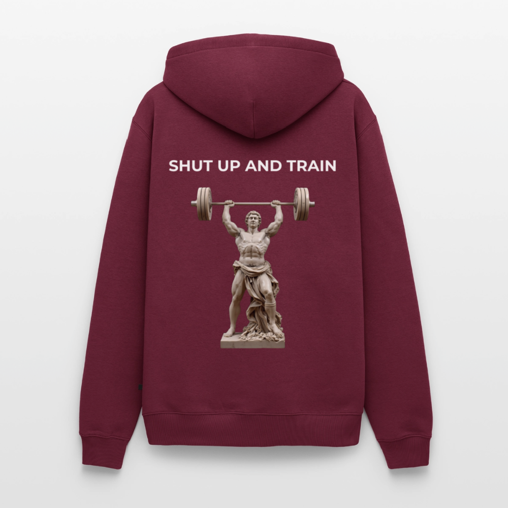 NO PAIN NO GAIN Premium Hoodie - burgundy