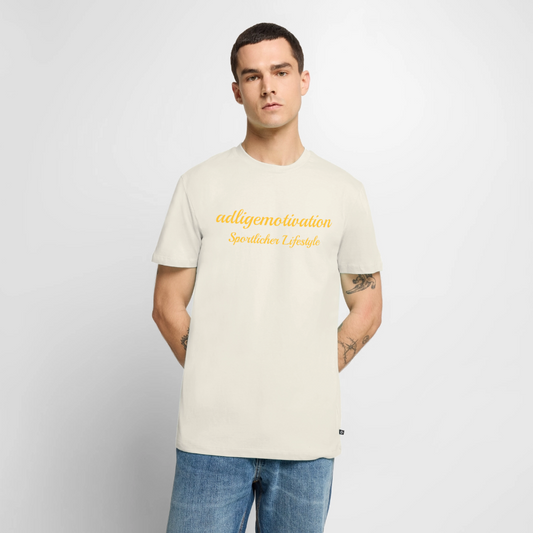 Sportlicher Lifestyle Premium T-Shirt - off white