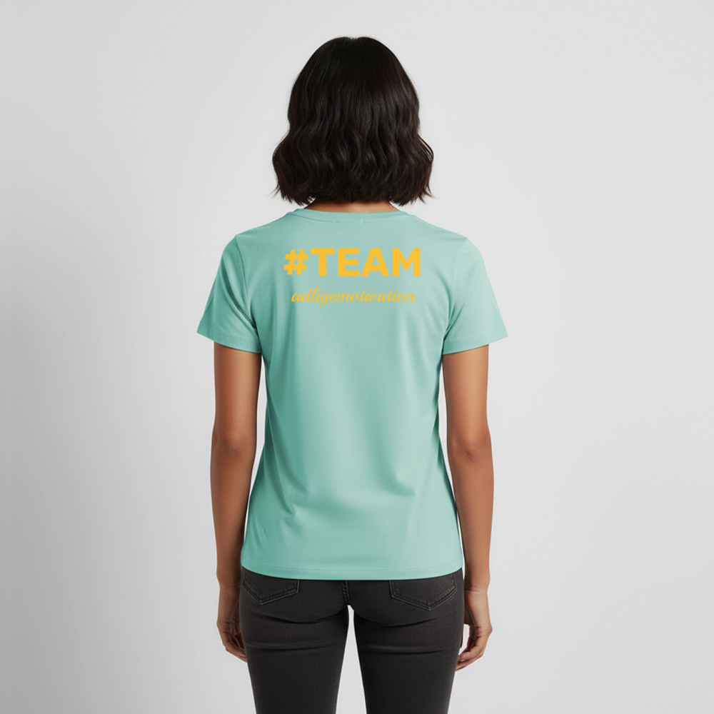 #TEAM adligemotivation Premium Logo T-Shirt - mint 
