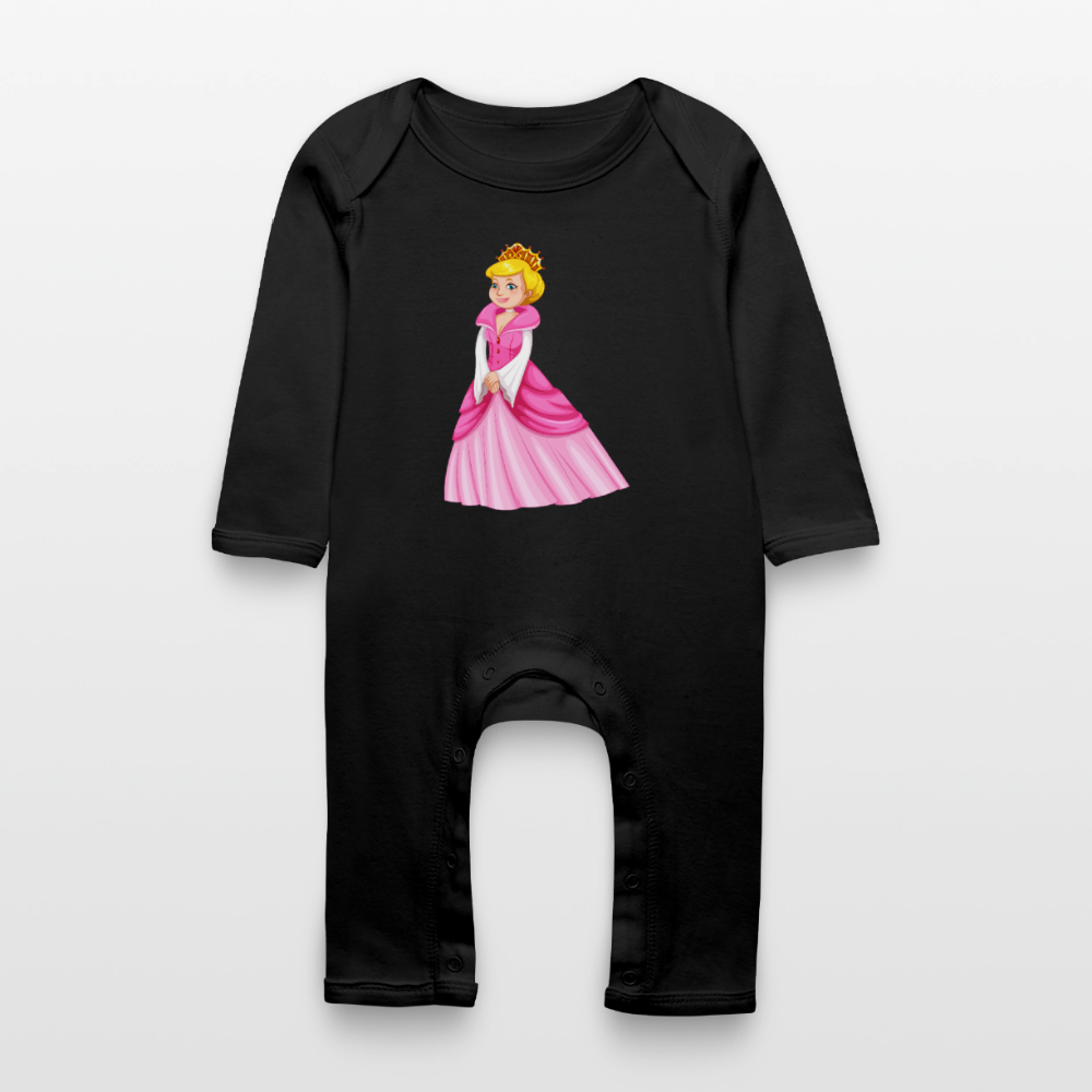 Prinzessin Premium Baby Strampler - black