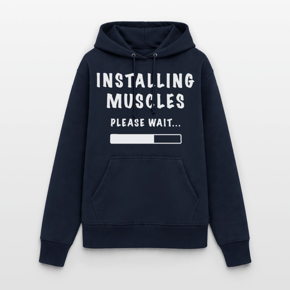 INSTALLING MUSCLES Hoodie - navy