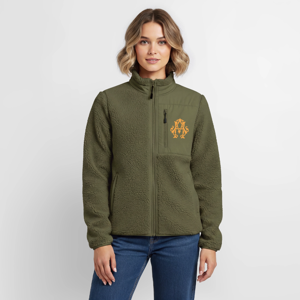 adligemotivations Logo Sherpa - Jacke - khaki