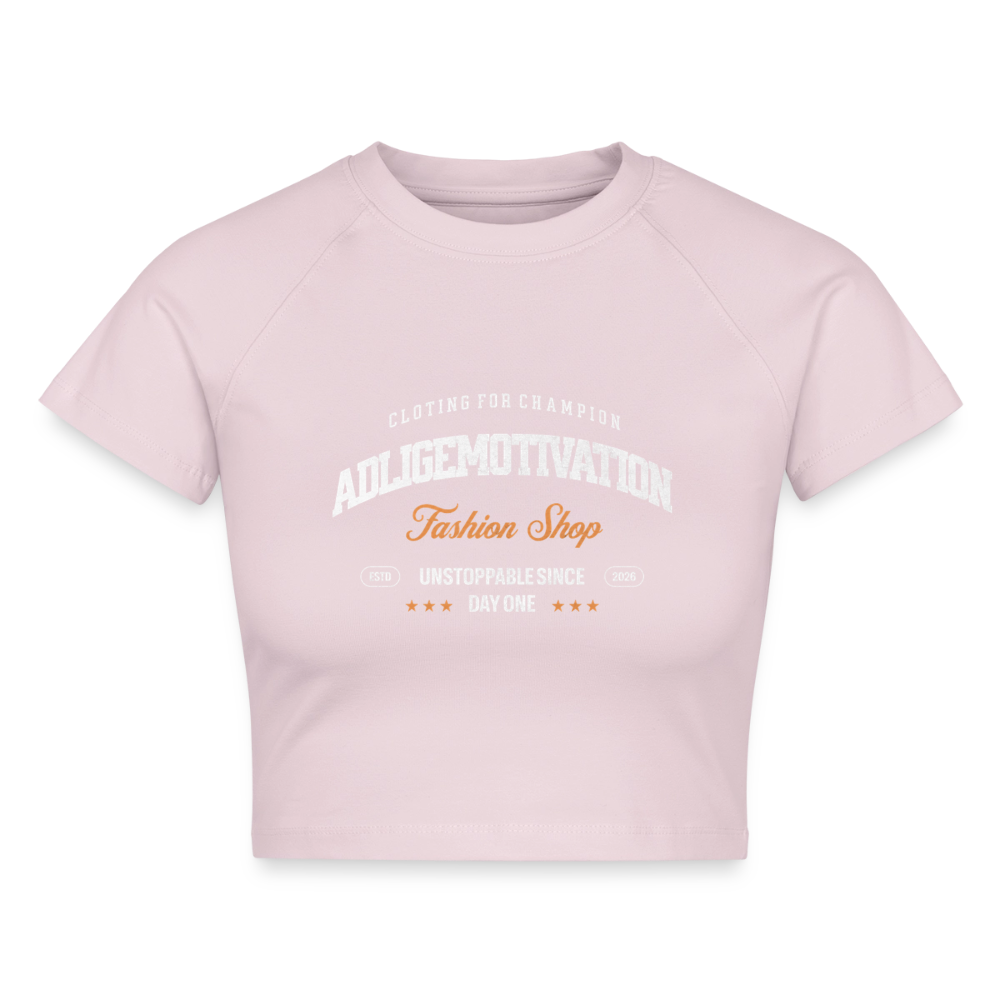 CLOTING FOR CHAMPION Cropped T-Shirt - powder pink