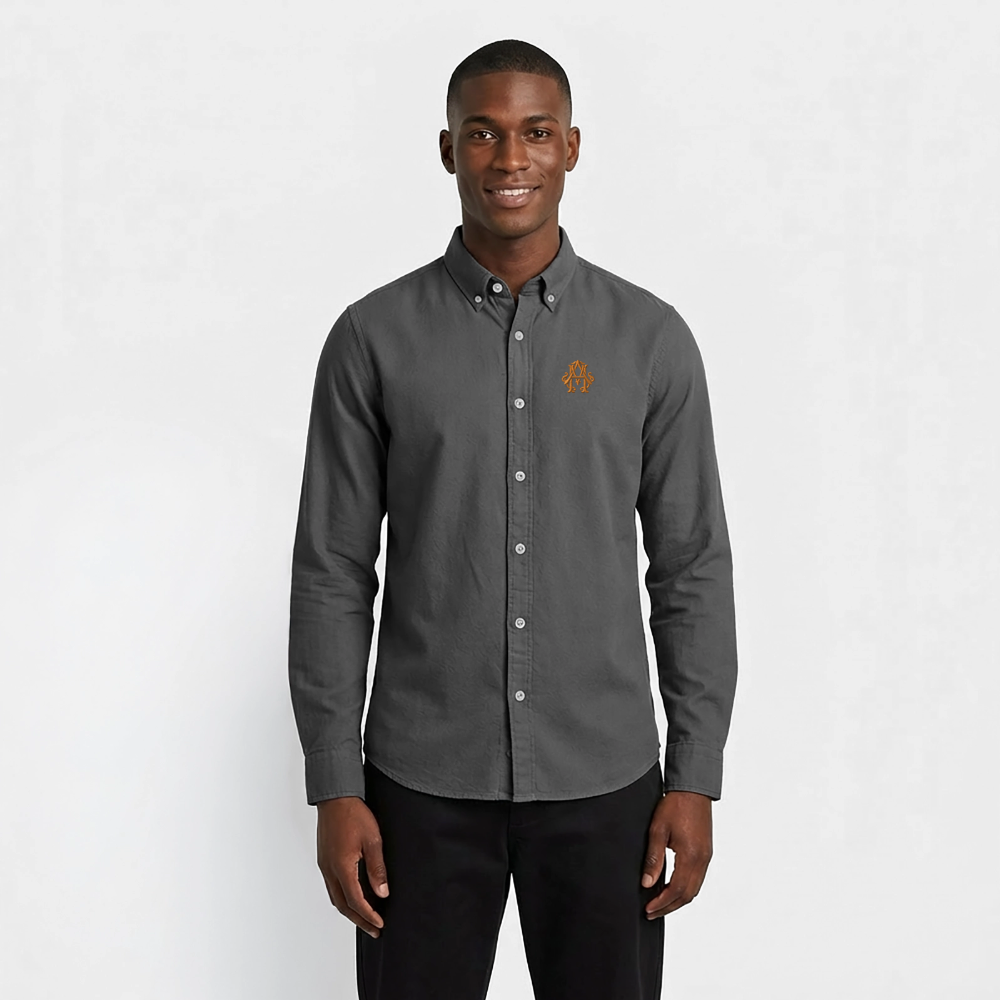 adligemotivation Oxford Hemd - anthracite