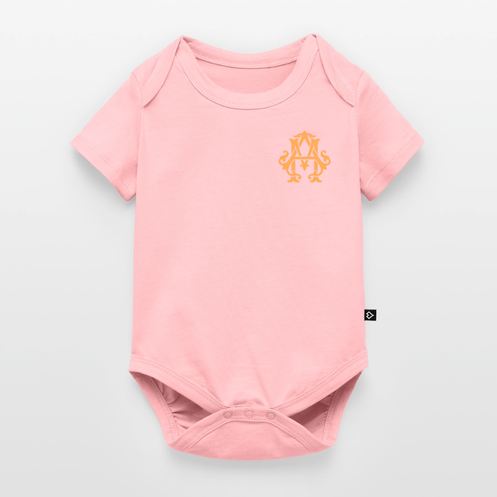 adligemotivation Premium Logo Baby Kurzarm-Body - rose