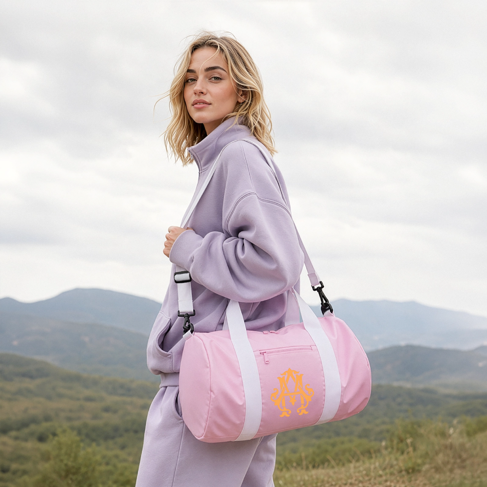 Gym Mausi Duffel Bag - pink/white