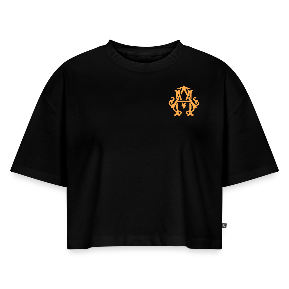 #TEAM adligemotivation Cropped Premium T-Shirt - black