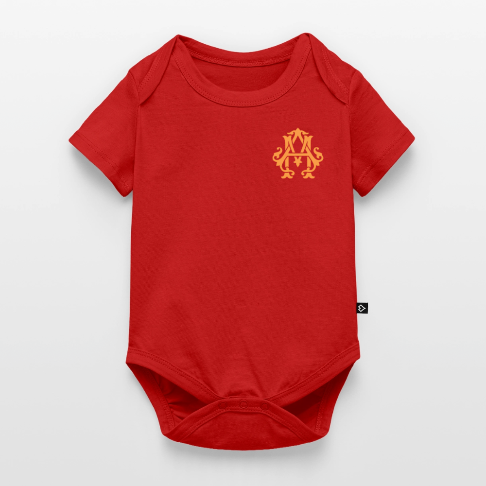 adligemotivation Premium Logo Baby Kurzarm-Body - red