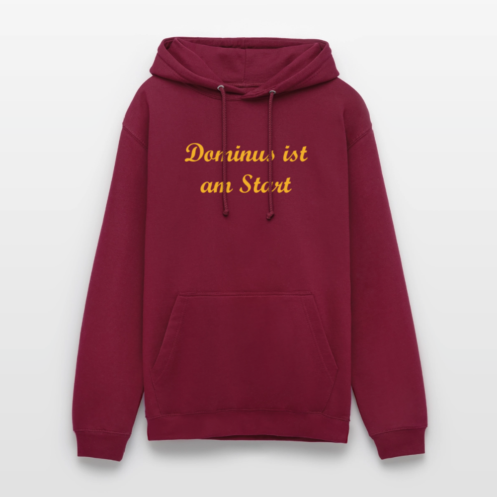 Dominus ist am Start Hoodie - bordeaux