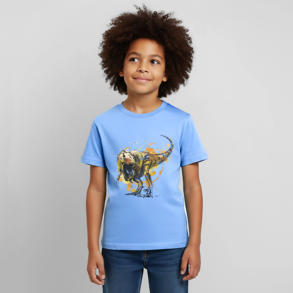 Dinosaurier Kinder T-Shirt - sky blue