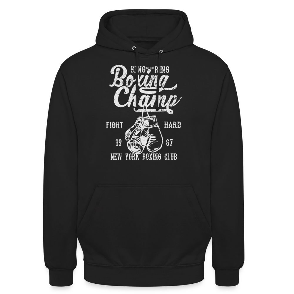 Boxing Champ Hoodie - black