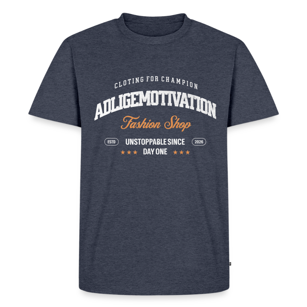 CLOTING FOR CHAMPION Premium T-Shirt - heather denim