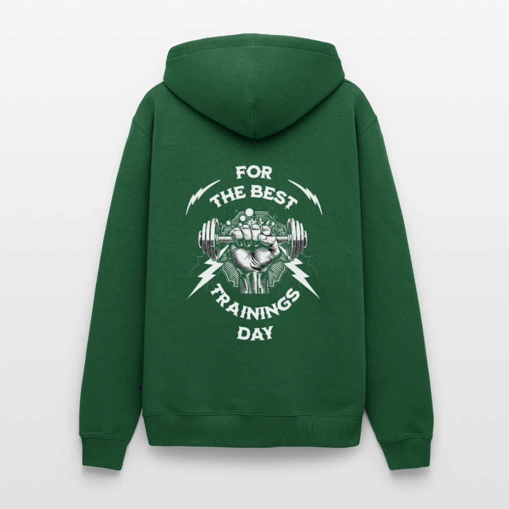 FOR THE BEST Premium Hoodie - bottle green