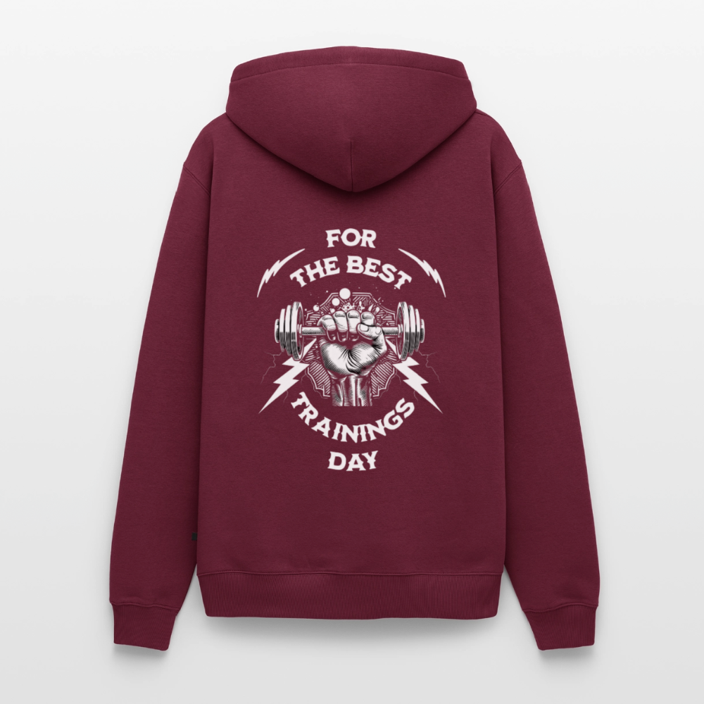 FOR THE BEST Premium Hoodie - burgundy