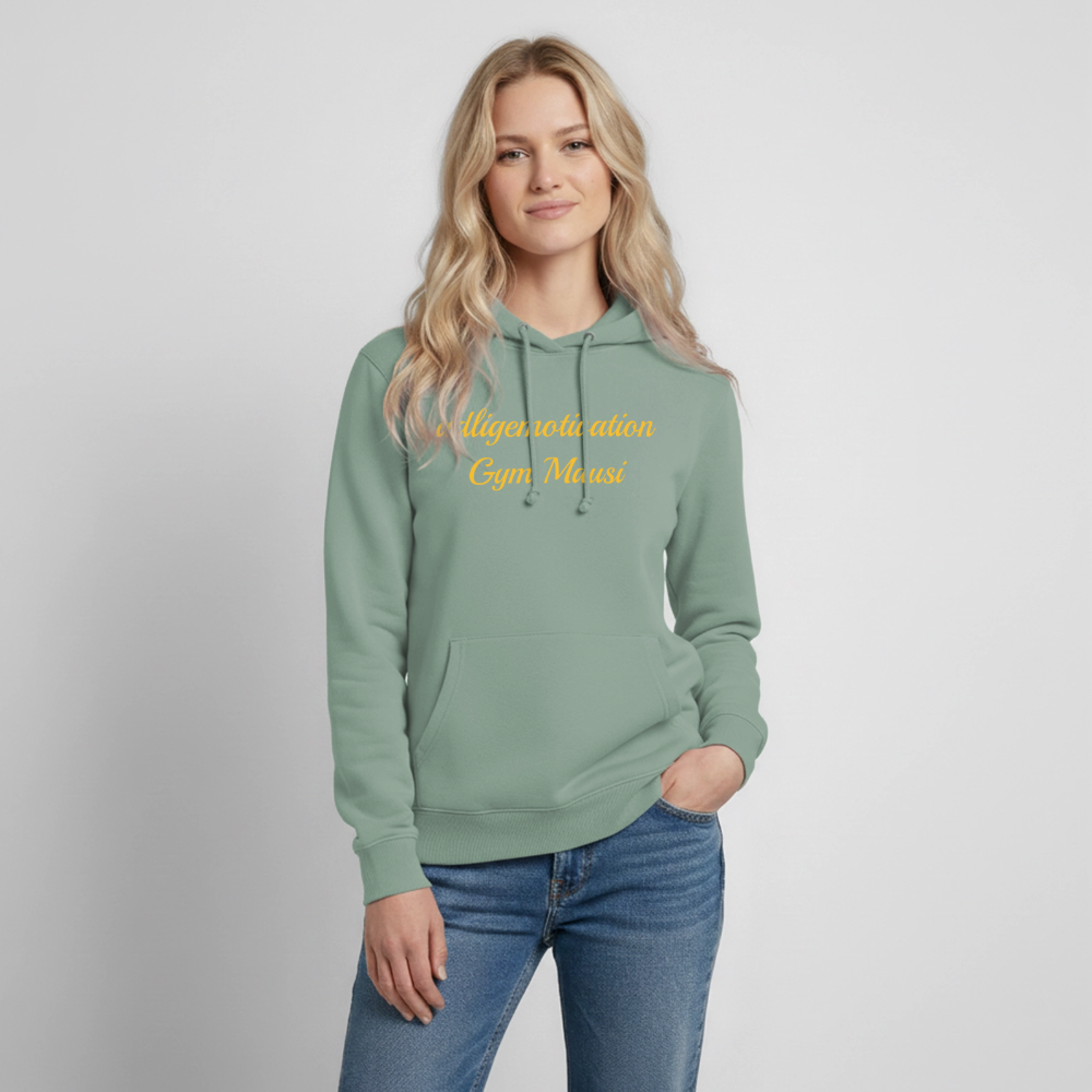 Gym Mausi Hoodie - steel green