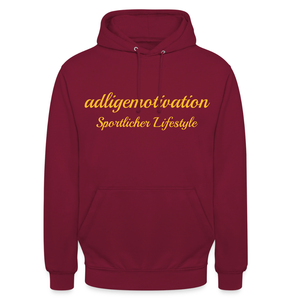 Sportlicher Lifestyle Hoodie - bordeaux