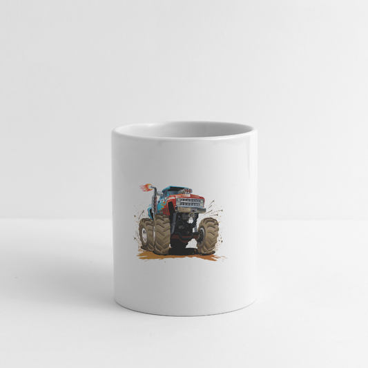 Monster Truck Keramiktasse - white