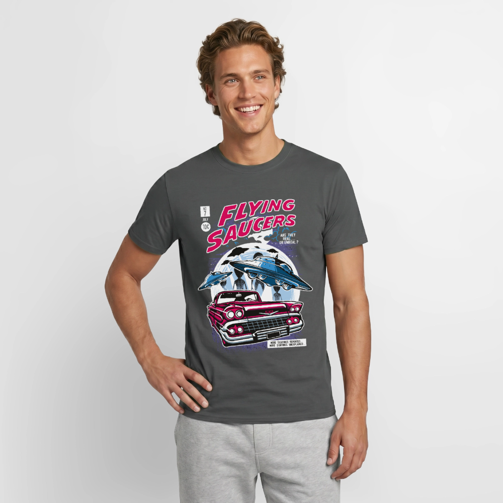 FLYING SAUCERS  T-Shirt - charcoal grey