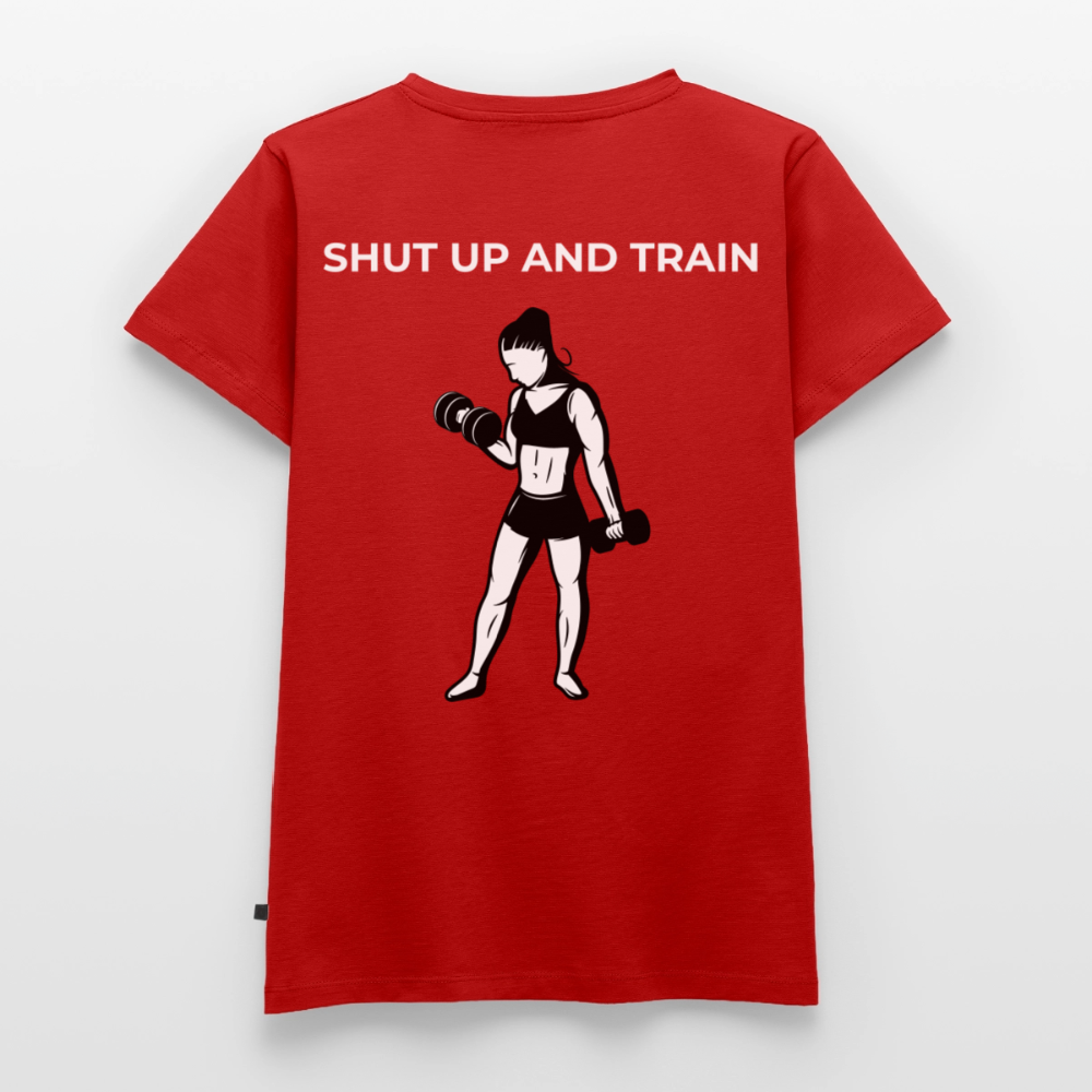NO PAIN NO GAIN T-Shirt Woman - red