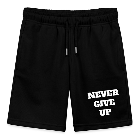 Never give up Premium Teenager Shorts - black