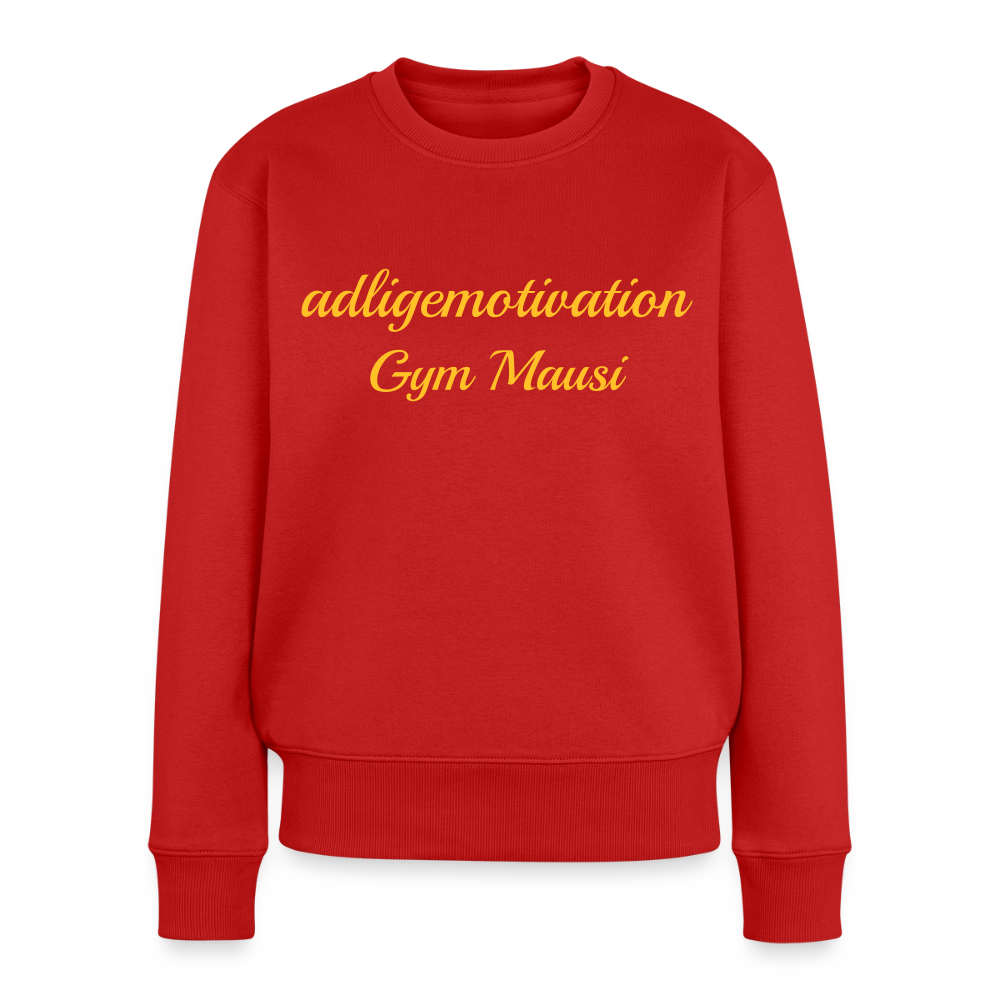 Gym Mausi Premium  Sweatshirt - red