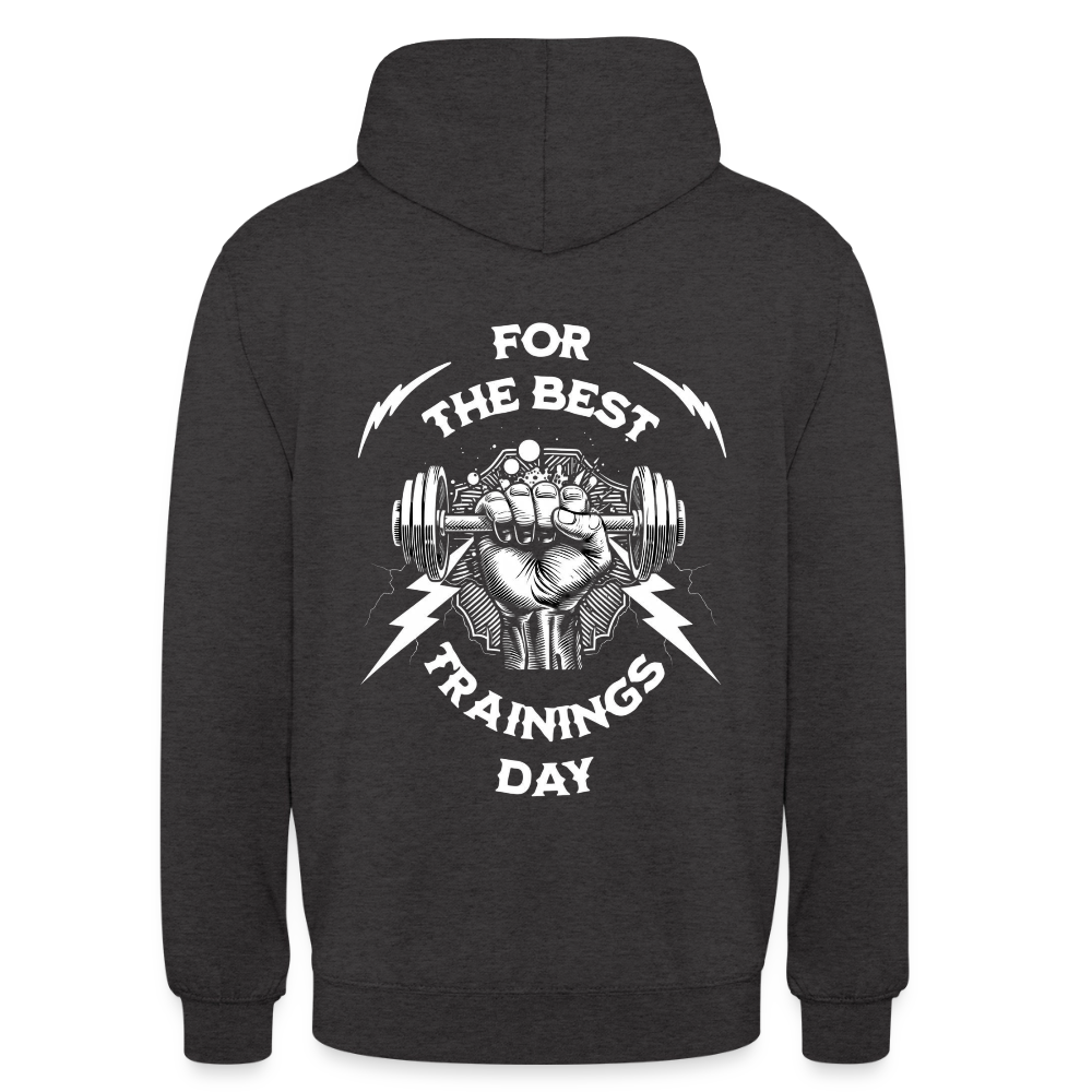 FOR THE BEST Hoodie - charcoal grey