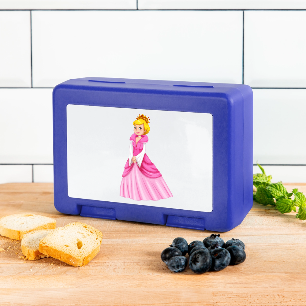 Prinzessin Brotdose - royal blue