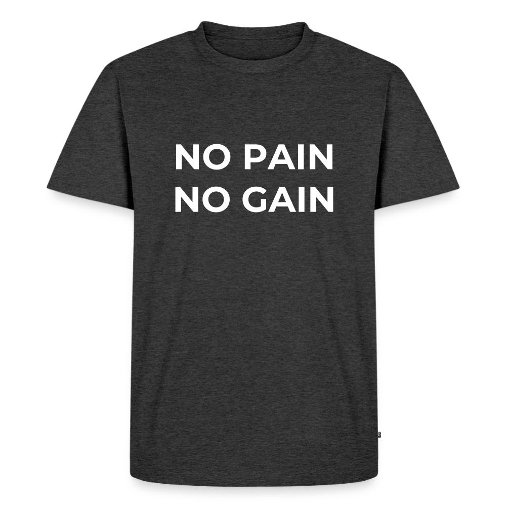 NO PAIN NO GAIN T-Shirt - heather anthracite