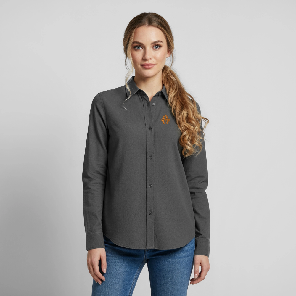 adligemotivation Oxford Hemd - anthracite