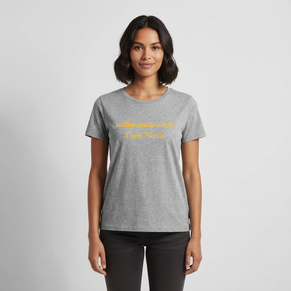 Gym Mausi Premium  T-Shirt - heather grey