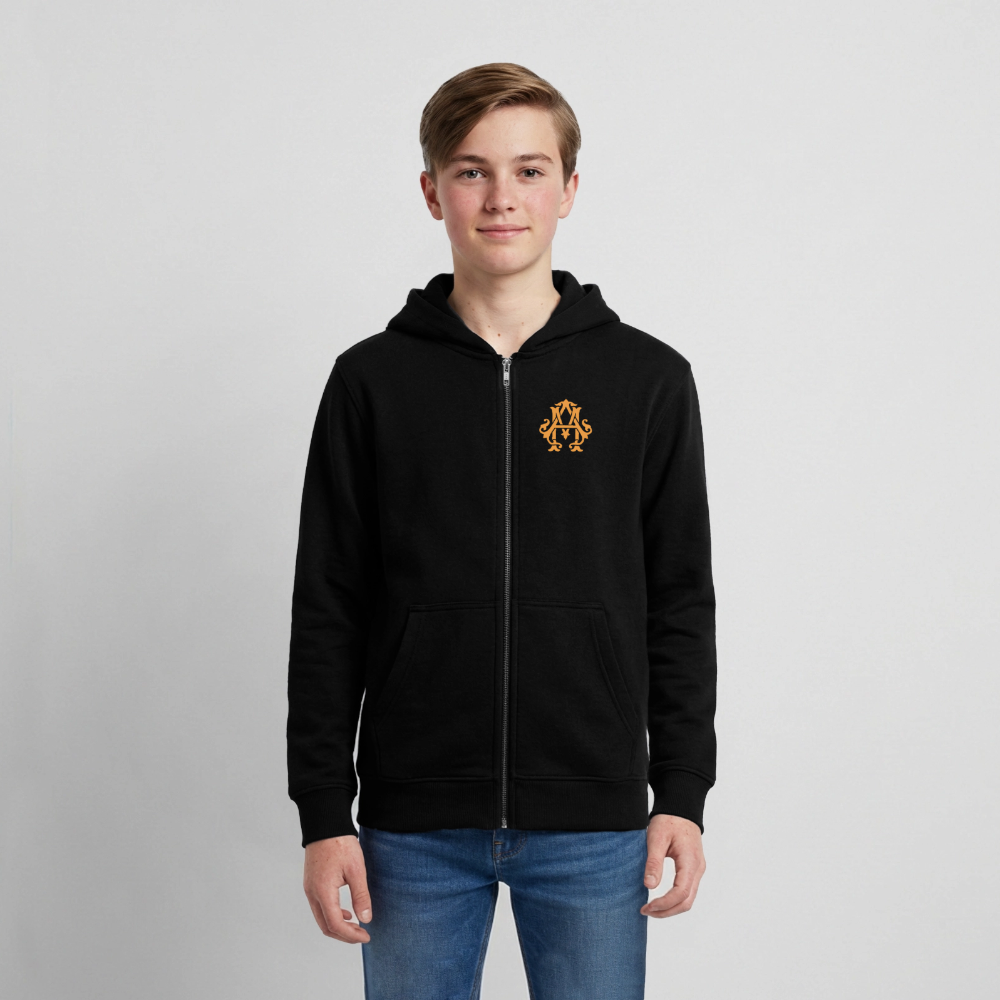 adligemotivation Premium Logo Teenager Sweatjacke - black