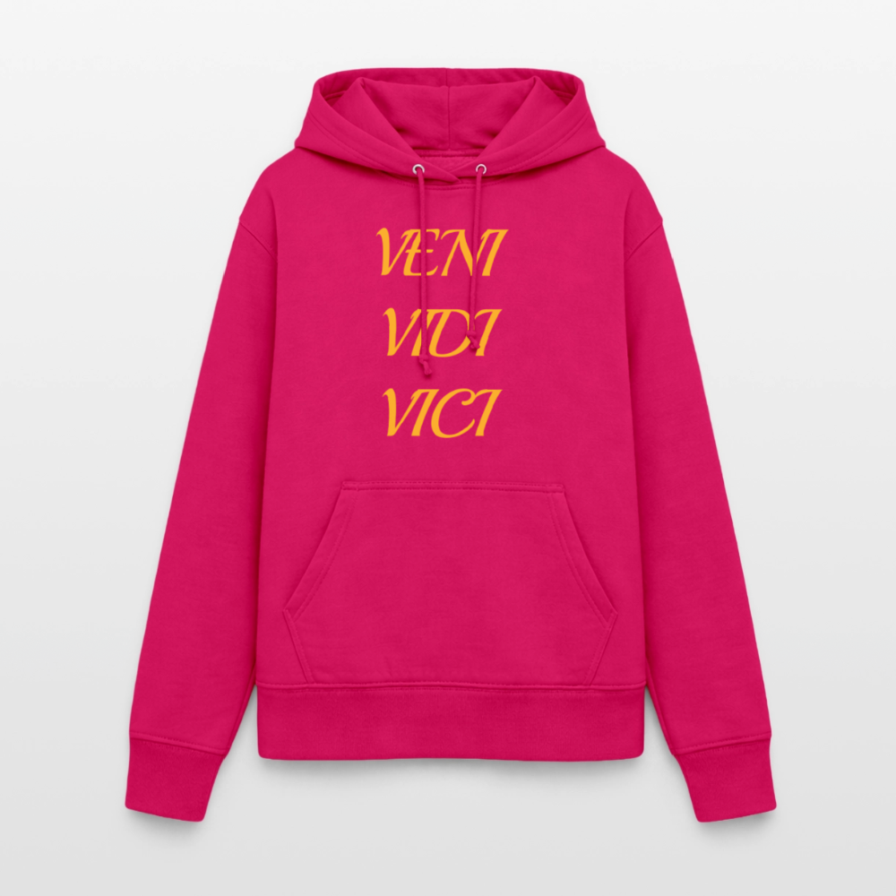 Veni, vidi, vici Hoodie - dark pink