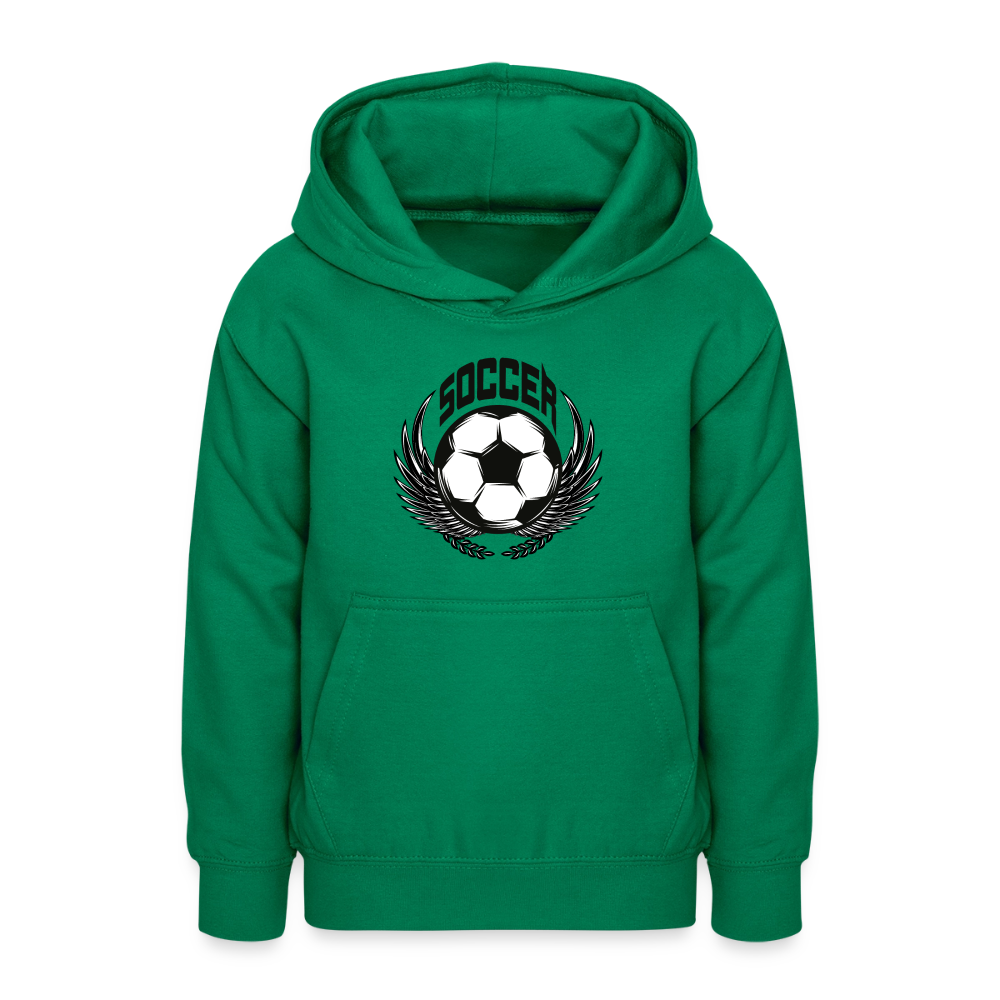 Soccer Hoodie Teenager - kelly green