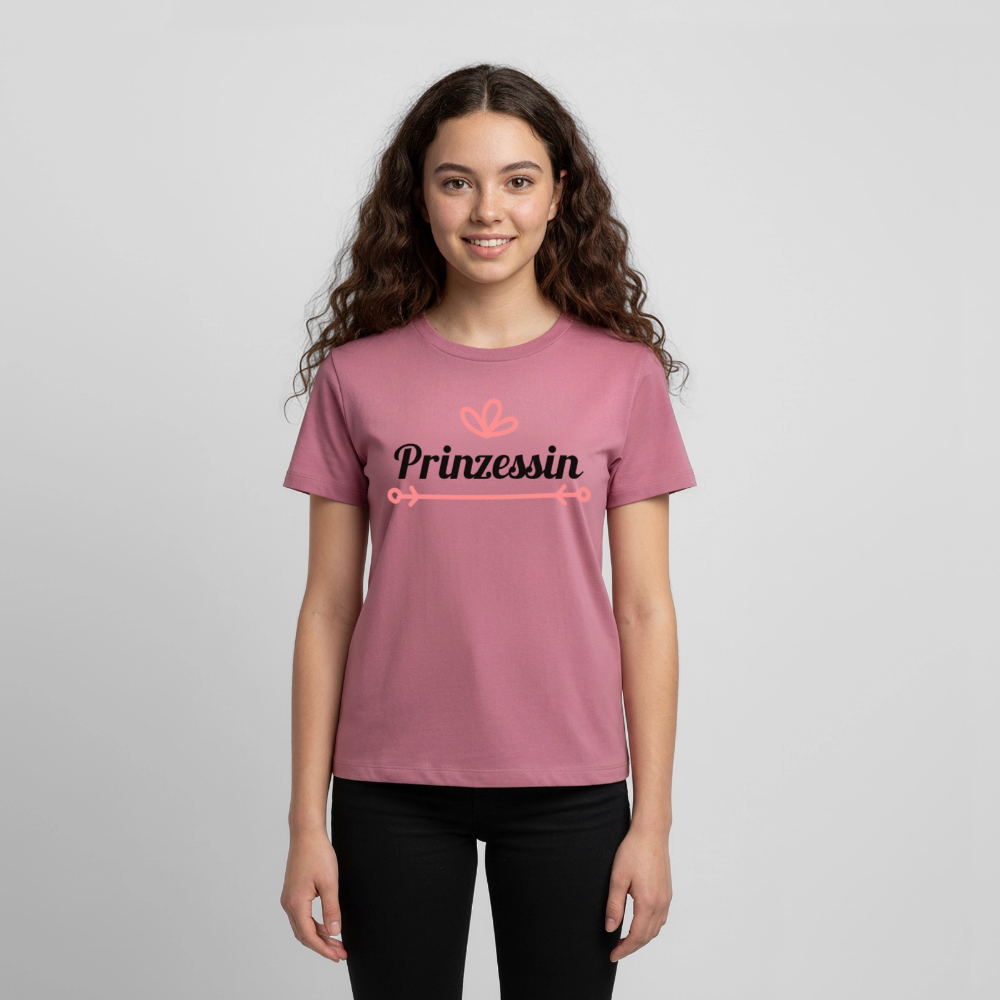 Prinzessin Premium Teenager T-Shirt - mauve