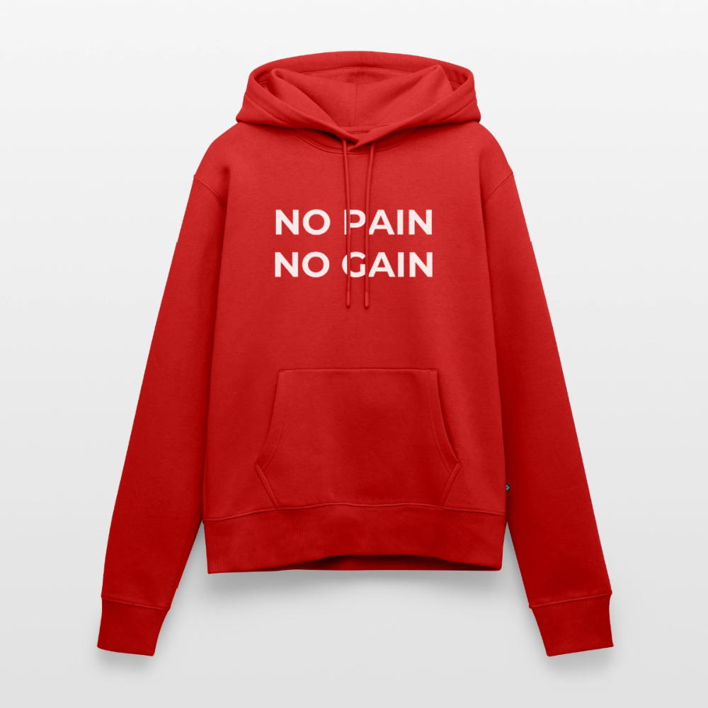 NO PAIN NO GAIN Hoodie Women - red