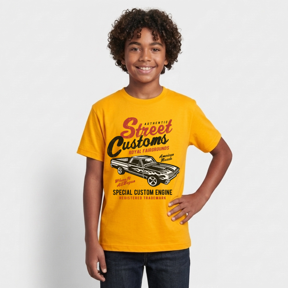 STREET CUSTOMS Teenager T-Shirt - gold