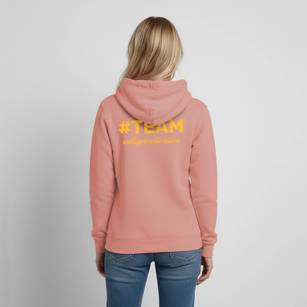 #TEAM adligemotivation Logo Hoodie - dusky rose