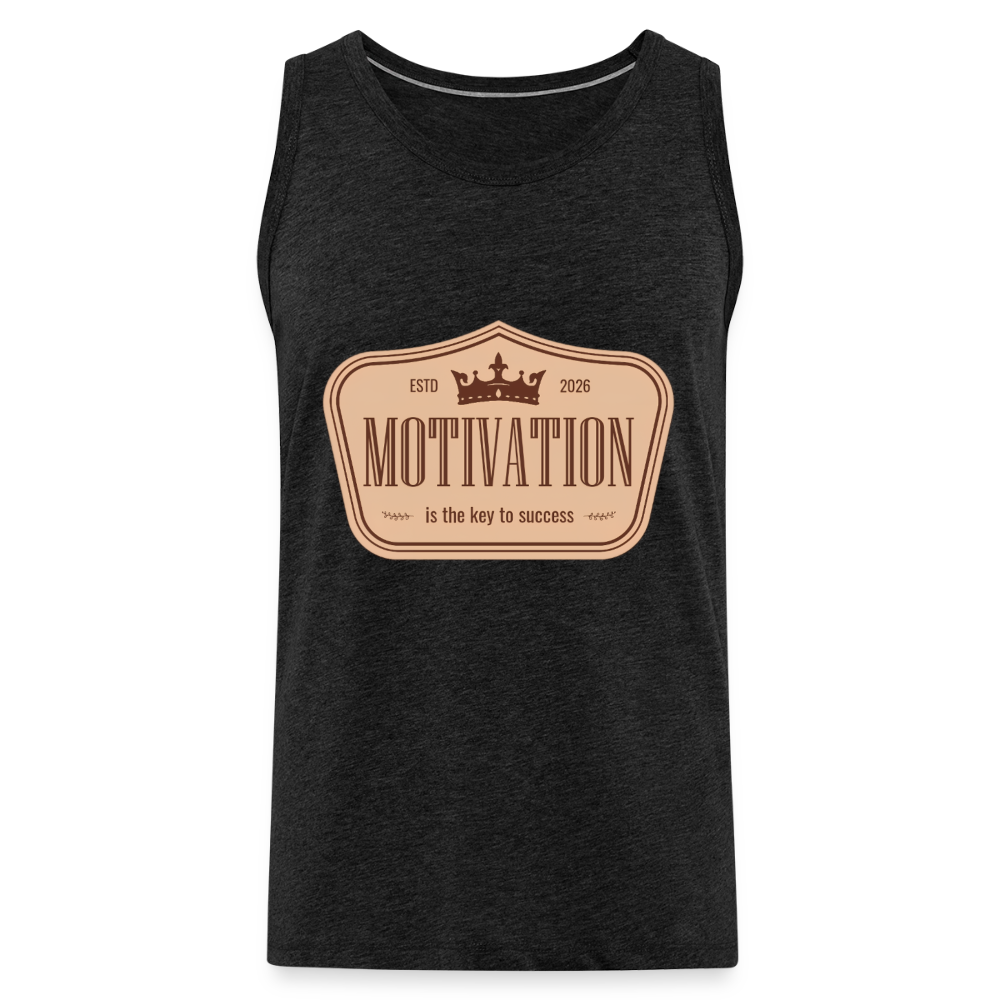 Motivations Premium Tank Top - charcoal grey