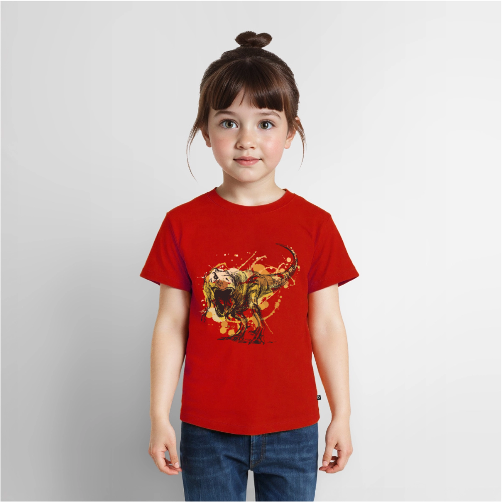 Dinosaurier Premium Kinder T-Shirt - red