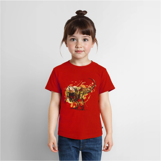 Dinosaurier Premium Kinder T-Shirt - red