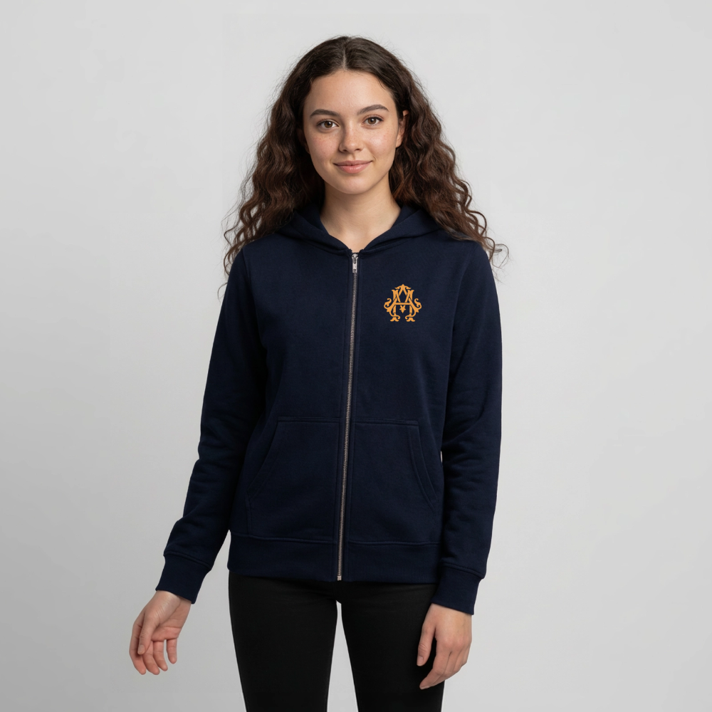 adligemotivation Premium Logo Teenager Sweatjacke - navy