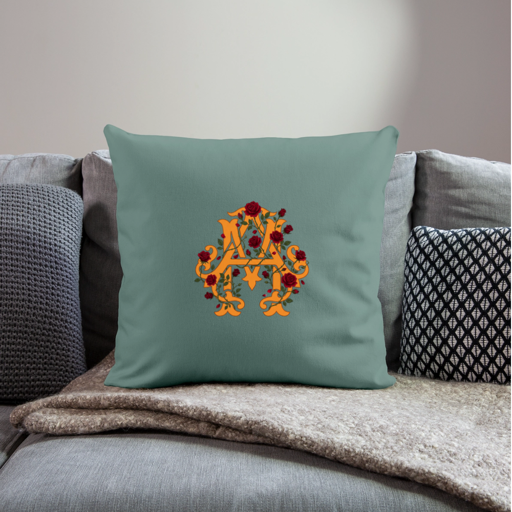 Rosen Logo Kissen 45cm x 45cm - cypress green