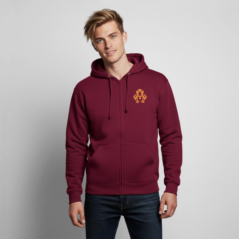 #TEAM adligemotivation Sweatjacke - bordeaux