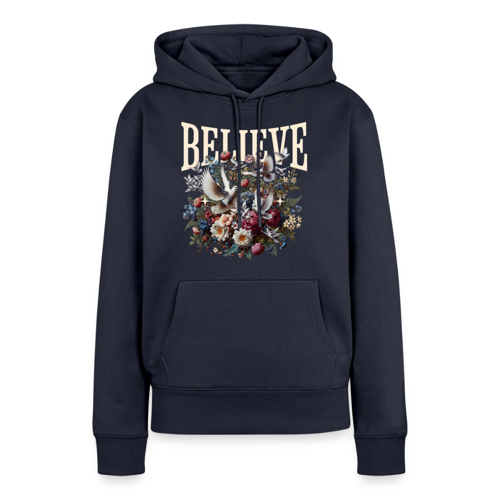 BELIEVE Premium Hoodie - navy