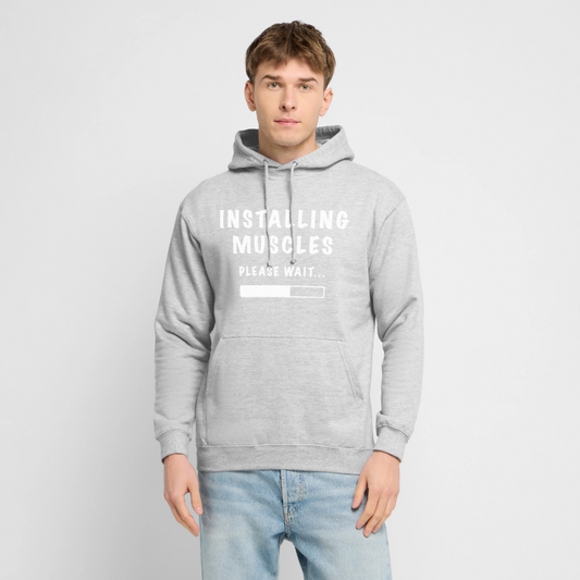 INSTALLUNG MUSCLES  Hoodie - light heather grey